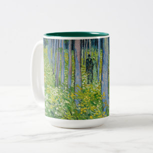 Taza Bicolor Vincent van Gogh - Subcrecimiento con dos figuras