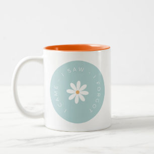 Taza Bicolor Vine, vi, olvidé Mug
