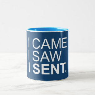 Taza Bicolor Vine Vi Que Envié