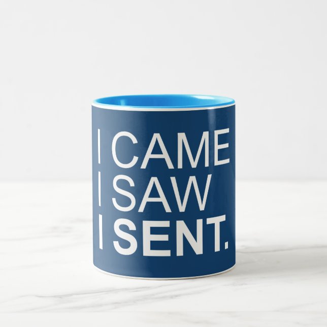 Taza Bicolor Vine Vi Que Envié (Centro)