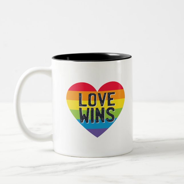 Taza Bicolor Vinos de amor (Izquierda)