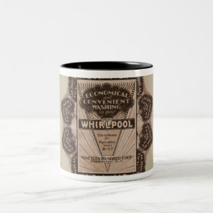 TAZA BICOLOR VINTAGE 1920 COBERTURA DE CONEXIÓN ART DECO
