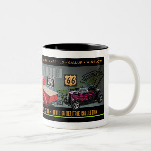 Taza Bicolor Vintage 66