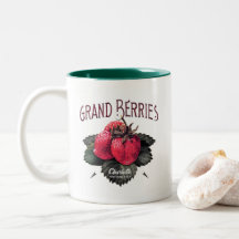 Vintage Grand Berries Strawberries Añade tu nombre