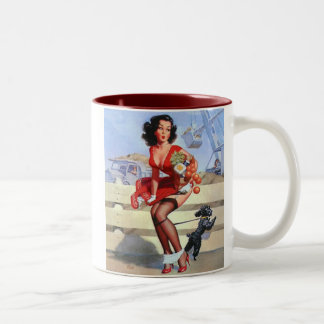 Taza Bicolor Vintage modelo