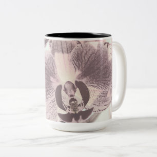 Taza Bicolor Vintage, Orquídea