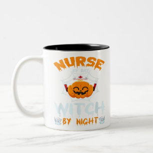 Taza Bicolor Vintage Pumpkin Face Costume Niños Chicas Hallowee