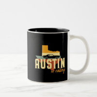 Vintage Retro Austin Texas TX