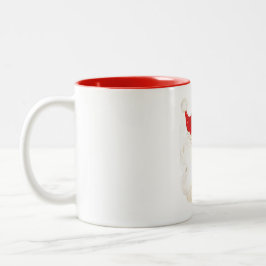 Taza Bicolor Vintage Santa Face Mugs