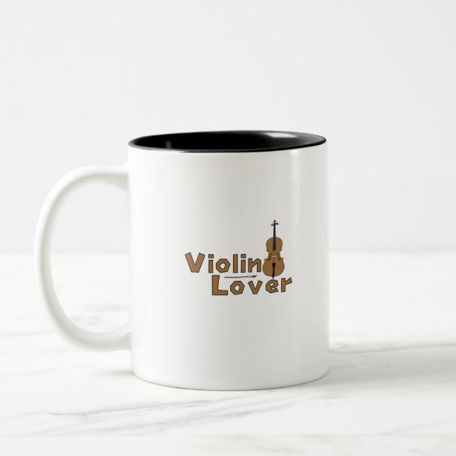 Taza Bicolor Violin Lover (Izquierda)