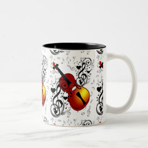 Taza Bicolor Violinista, sacude la casa_