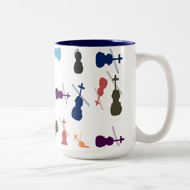 Taza Bicolor Violoncelos (Derecha)
