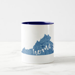 Taza Bicolor Virginia Home Wood Grain