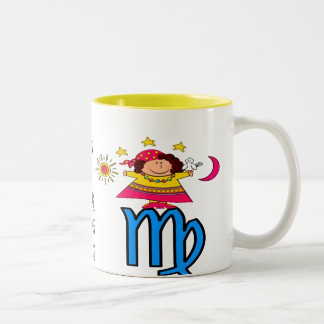 TAZA BICOLOR VIRGO EARTH MAMA (Derecha)