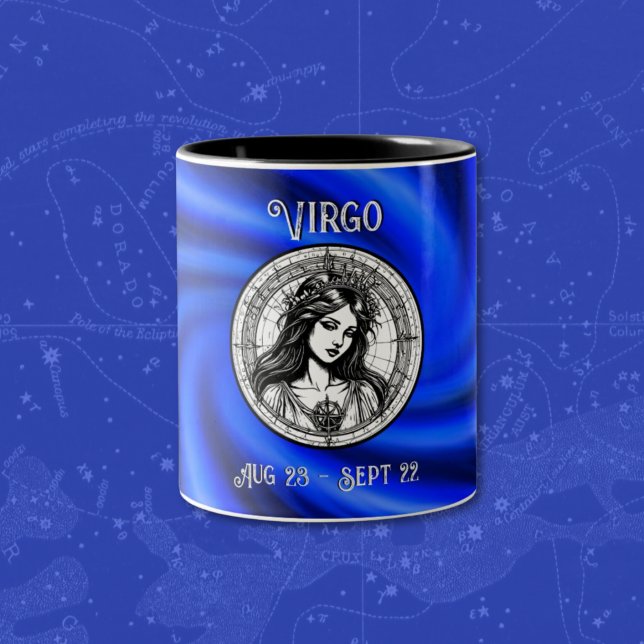 Taza Bicolor Virgo Mug (Subido por el creador)