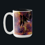 Taza Bicolor Virgo Zodiac Galaxy Art – Elegant Astrology Horosc<br><div class="desc">An elegant Virgo zodiac silhouette inspired by the beauty of the cosmos. Created for those born under Virgo (August 23 – September 22). Symbol of precision and intelligence.</div>