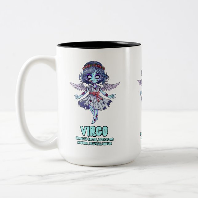 Taza Bicolor Virgo Zombie (Izquierda)
