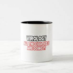 Taza Bicolor Virología... Niños de Guay
