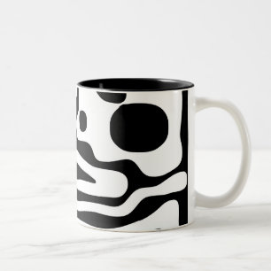 Taza Bicolor Vise Grip: Resumen en blanco y negro