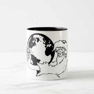 Taza Bicolor visión de mono