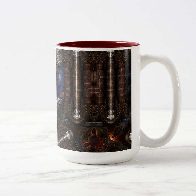 Taza Bicolor Visiones de Steampunk (Derecha)