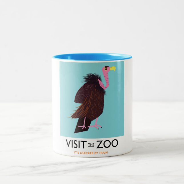 Taza Bicolor Visita el Zoológico (Centro)