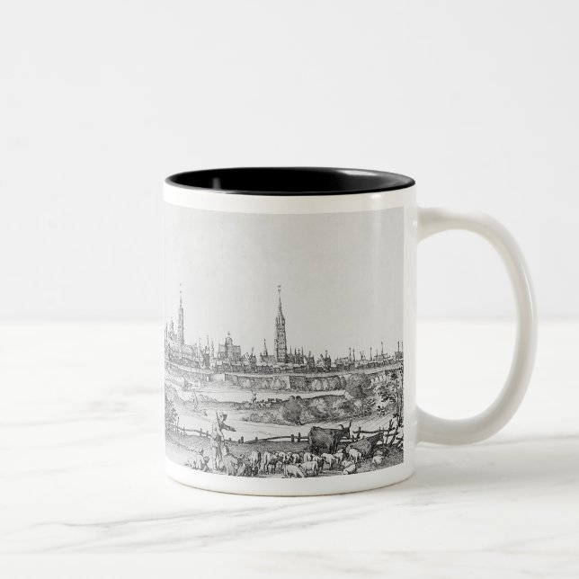Taza Bicolor Vista de Brujas (Derecha)