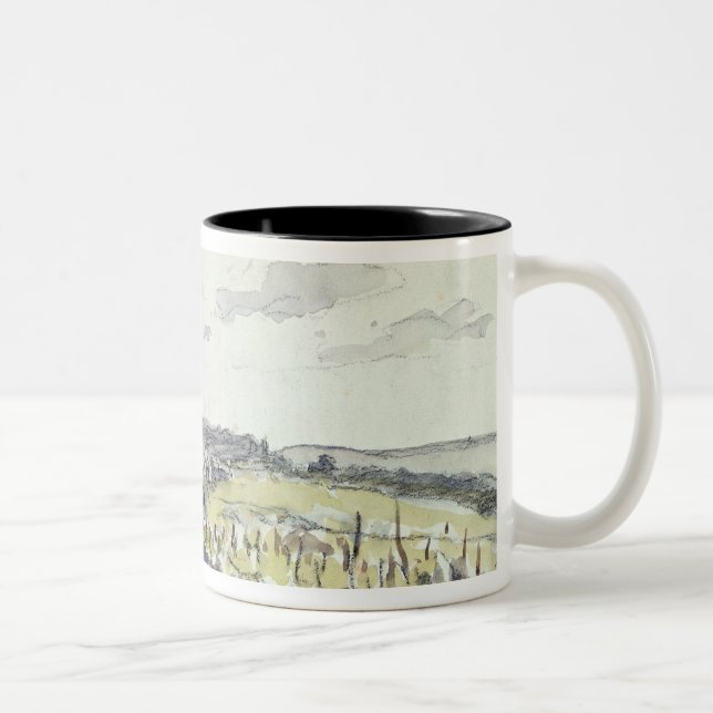 Taza Bicolor Vista de Clamart, 1864 (Derecha)
