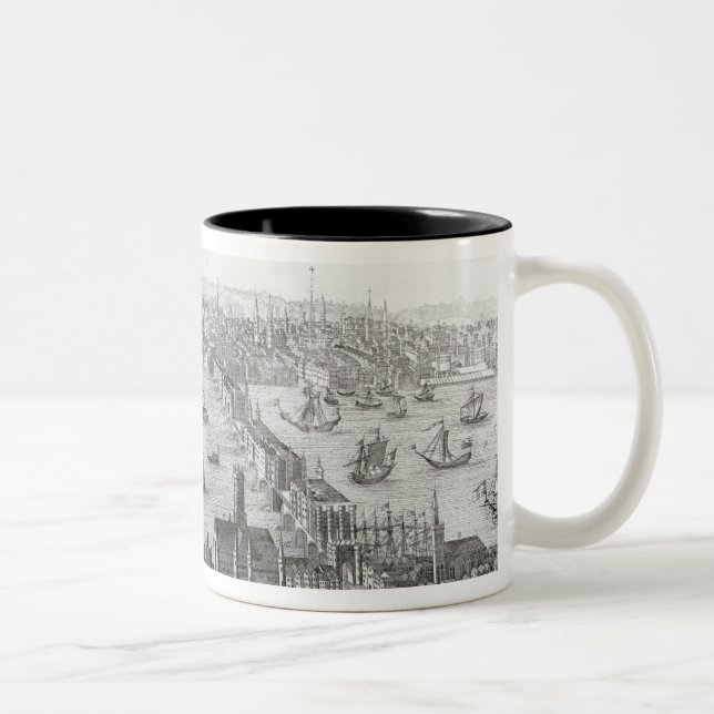 Taza Bicolor Vista de Londres (Derecha)