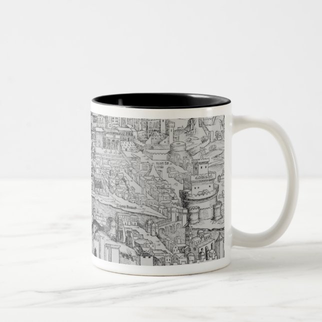 Taza Bicolor Vista de Roma, 1493 (Derecha)