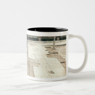 Taza Bicolor Vista de un servicio comunal