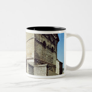 Taza Bicolor Vista del apse del oeste y del apsidiole