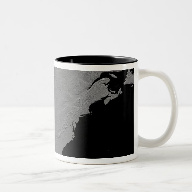 Taza Bicolor Vista esterooscópica de Norteamérica 2 (Derecha)