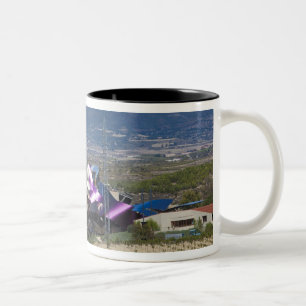 Taza Bicolor Vistas a la ciudad y Hotel Marques de Riscal