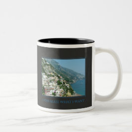 Taza Bicolor Visualizo lo que quiero silenciar