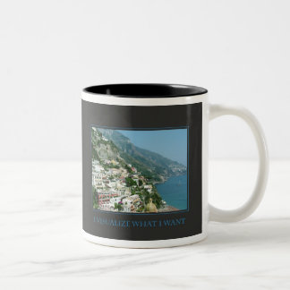 Taza Bicolor Visualizo lo que quiero silenciar