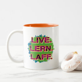Taza Bicolor Vive. Lern. Laff. Gfx-01