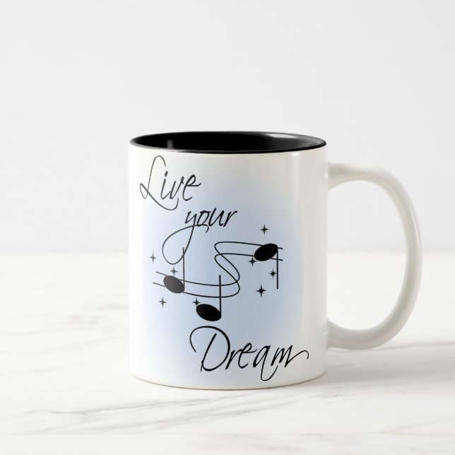 Taza Bicolor Vive su sueño (Derecha)