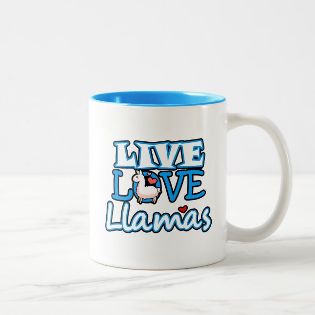 Taza Bicolor Viven, aman, las llamas (Derecha)