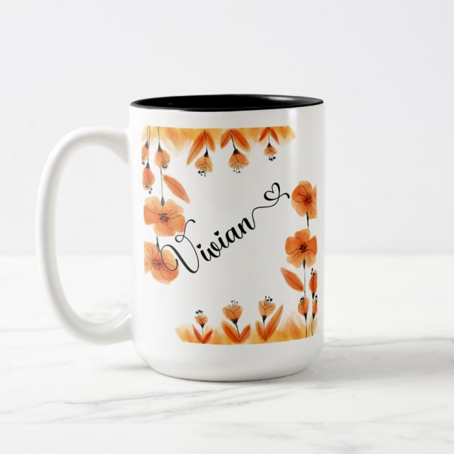 Taza Bicolor Vivian's Mug 15oz (ver más opciones) (Izquierda)