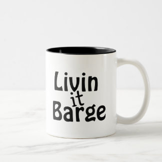 Taza Bicolor Viviendo en barcaza