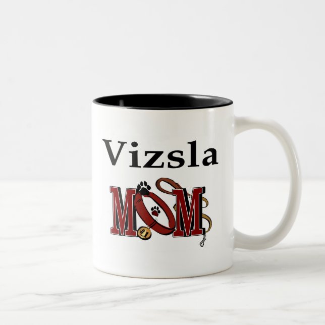 Taza Bicolor Vizsla Mom Mug (Derecha)