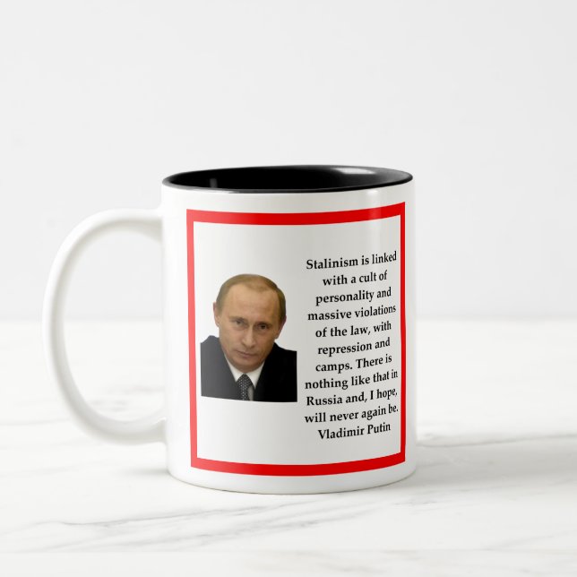 Taza Bicolor Vladimir Putin (Izquierda)