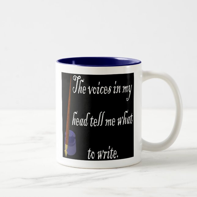Taza Bicolor Voces de la escritura (Derecha)