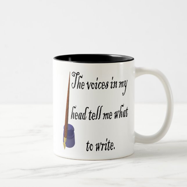 Taza Bicolor Voces de la escritura (Derecha)