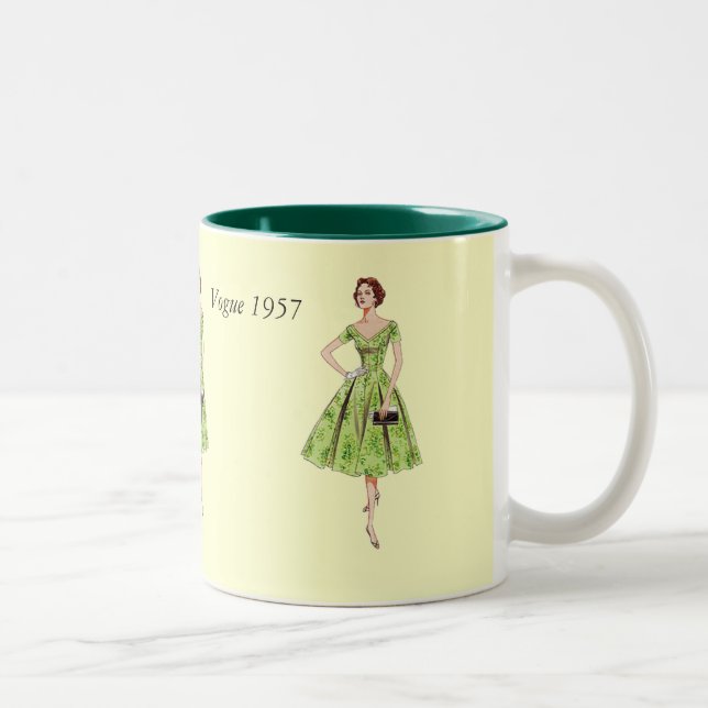 Taza Bicolor Vogue 1957 (Derecha)