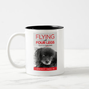 Taza Bicolor Volando con cuatro piernas