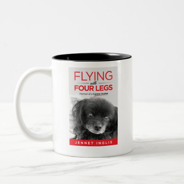 Taza Bicolor Volando con cuatro piernas (Izquierda)