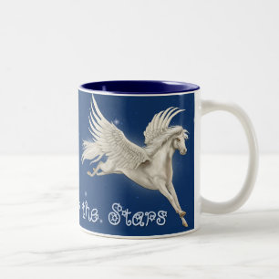 Taza Bicolor Volando Pegasus
