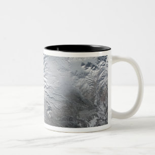 Taza Bicolor Volcán Shiveluch en Rusia